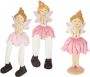 I.GE.A. Decoratief figuur Elfen 3-pack randhocker - Thumbnail 1