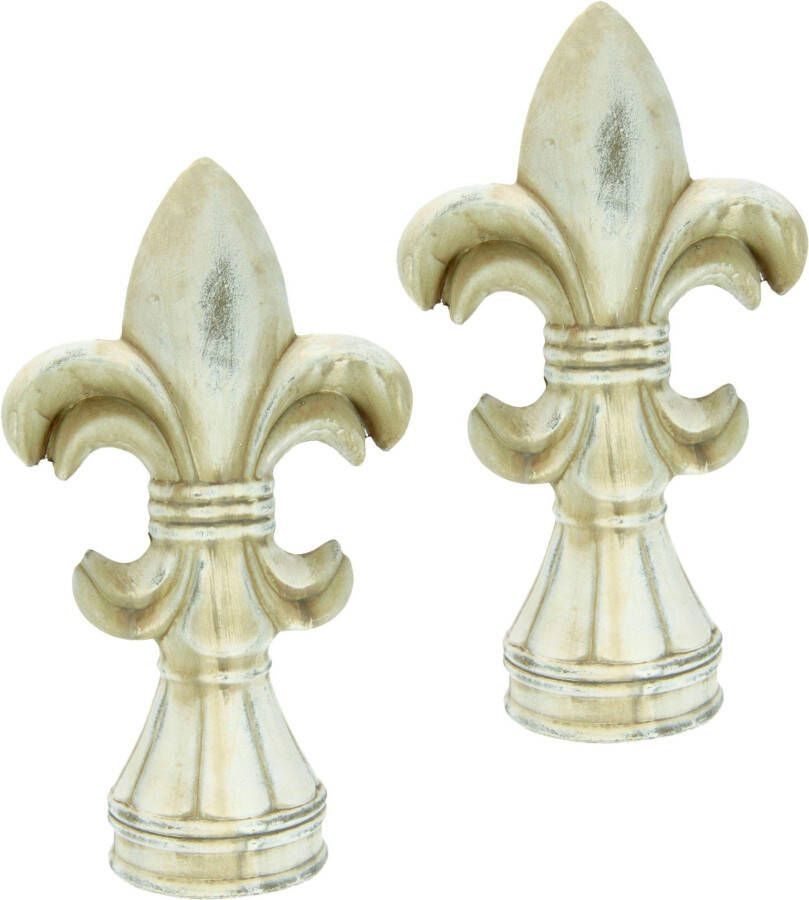 I.GE.A. Decoratief figuur Franse lelie (set van 2)