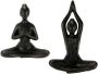 I.GE.A. Decoratief figuur Yogavrouw 2-delig set yogafiguur yogabeeld - Thumbnail 1