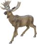 I.GE.A. Dierfiguur Elk figuur besneeuwd Hert decoratieve figuren sculptuur kerstfiguur kerstdecoratie bosdier (1 stuk) - Thumbnail 1