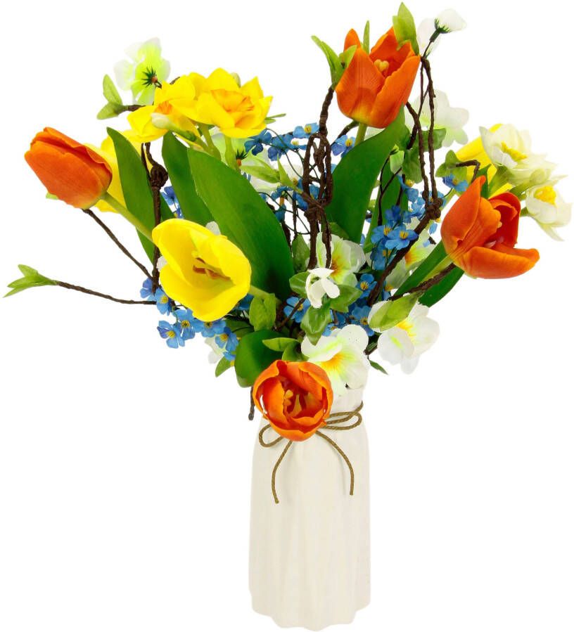 I.GE.A. Kunstbloem Arrangement tulpen bloemen (1 stuk)
