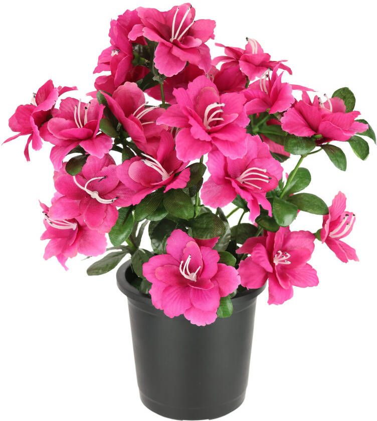 I.GE.A. Kunstbloem azalea in pot (1 stuk)