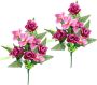 I.GE.A. Kunstbloem Bouquet aus Orchideen und Rosen (2 stuks) - Thumbnail 1