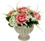 I.GE.A. Kunstplant Arrangement rozen in bokaal (1 stuk) - Thumbnail 1