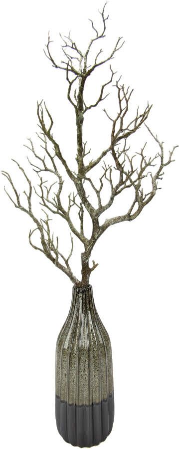 I.GE.A. Kunstplant Decoratieve tak Met vaas van keramiek