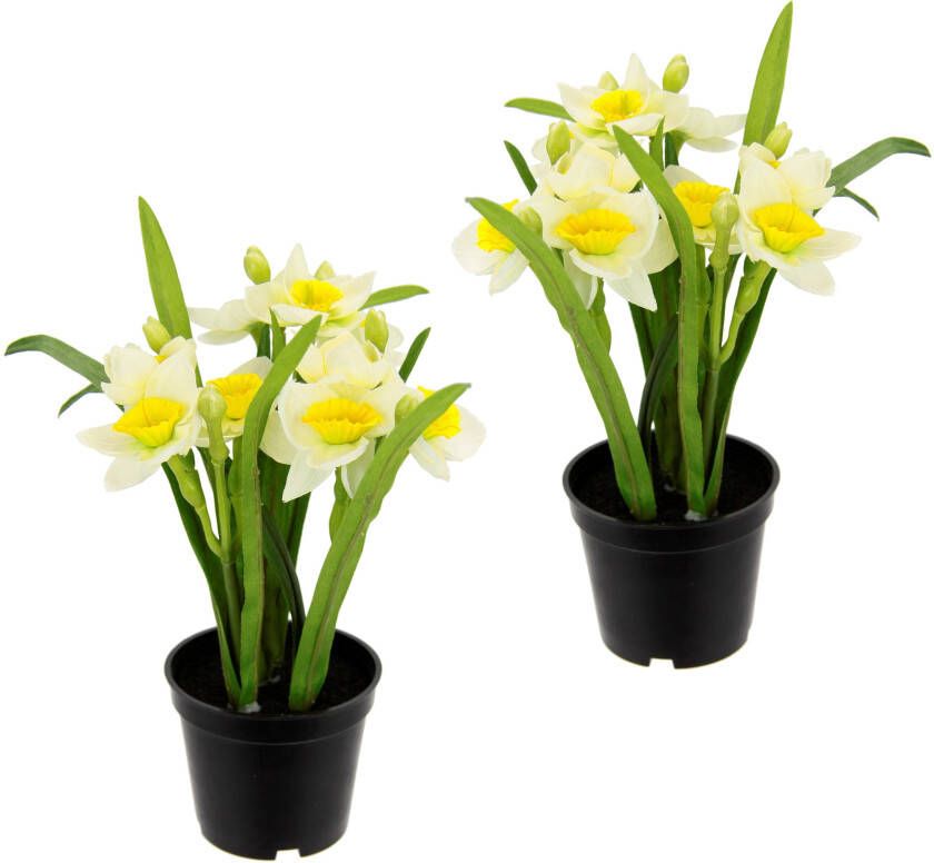 I.GE.A. Kunstplant Narcissen (2 stuks)