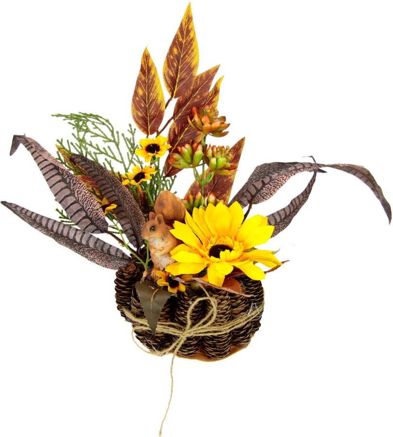I.GE.A. Kunstplant Zonnebloemen-arrangement