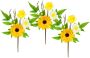 I.GE.A. Kunsttak Dekozweig Gerbera Margeriten - Thumbnail 1