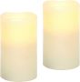 I.GE.A. Led-kaars n flikkerend warmwit 2-pack stompkaars decoratie Valentijnsdag (2-delig) - Thumbnail 1