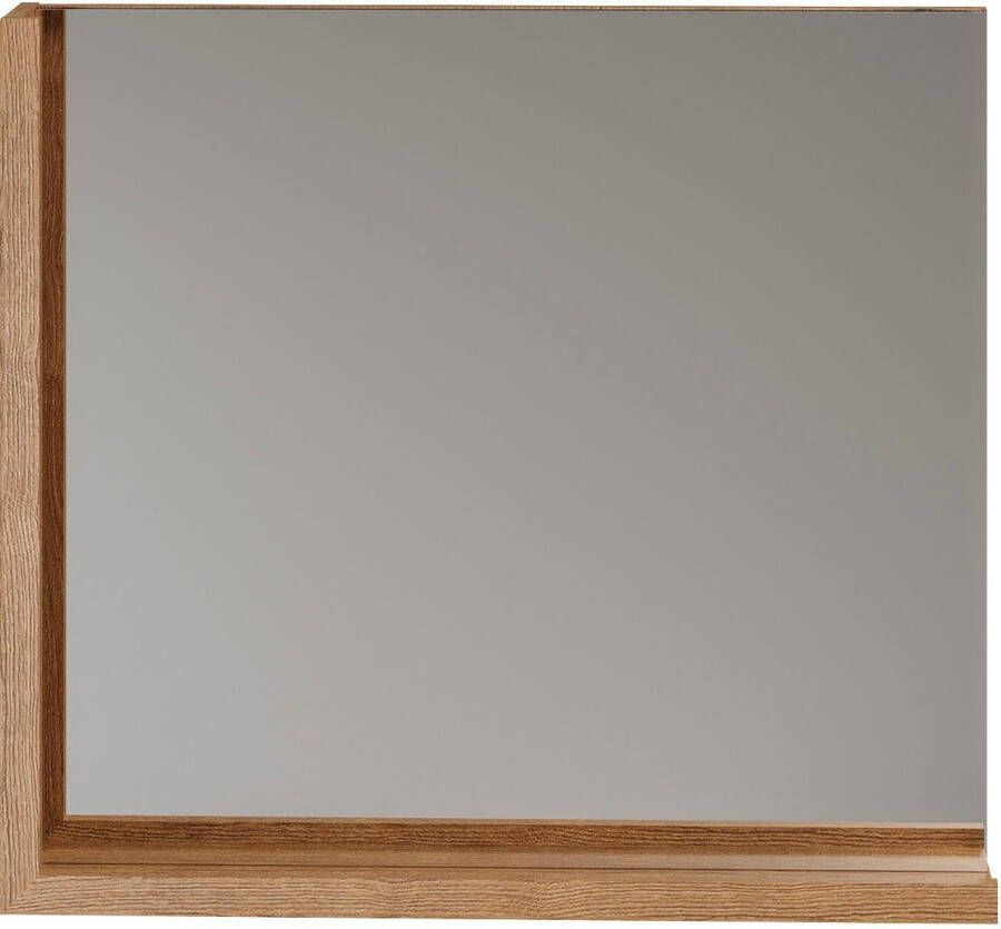 INOSIGN Spiegel Premont Frame en plank in houtlook bxh ca.: 80 x72 cm (1 stuk)