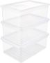 Keeeper Opbergbox Bea 3 x 11 l stapelbaar 39 x 26 5 x 14 cm (set 3 stuks) - Thumbnail 1