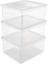 Keeeper Opbergbox Bea 3 x 18 l stapelbaar 39 x 33 5 x 18 cm (set 3 stuks) - Thumbnail 1