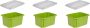 Keeeper Organizer Emil Opbergbox 15 L met deksel hoogwaardige kunststof (set 3-delig) - Thumbnail 1