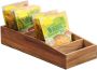 KESPER for kitchen & home Organizer Opbergdoos voor zaksoepen van FSC -gecertificeerd acaciahout (1 stuk) - Thumbnail 1