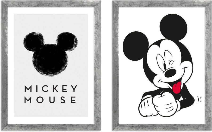 Komar Artprint met lijst Mickey Mouse