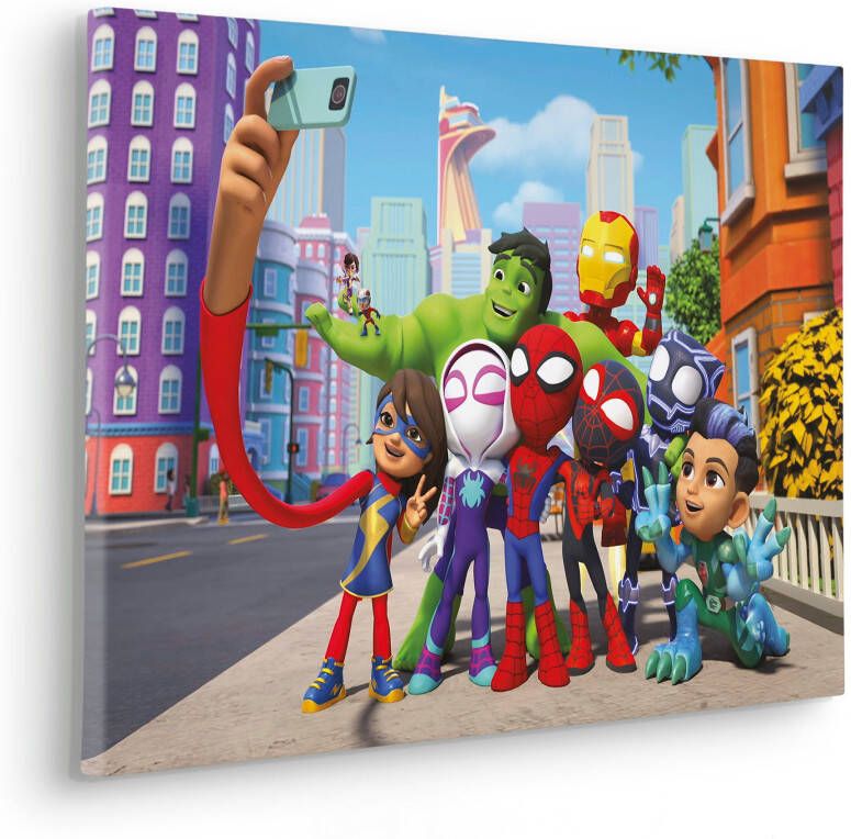 Komar Artprint op linnen Avengers en Spidey Team (1 stuk)