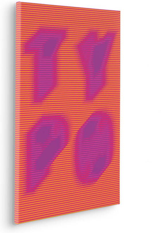 Komar Artprint op linnen Blurry Night 40x60 cm (breedte x hoogte) artprint op spieraam (1 stuk)