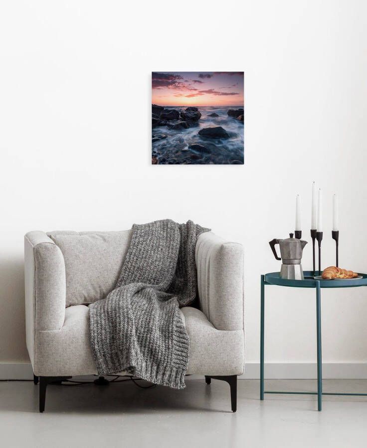Komar Artprint op linnen Kalm Stroom Afmeting 30 x 30 cm (1 stuk)