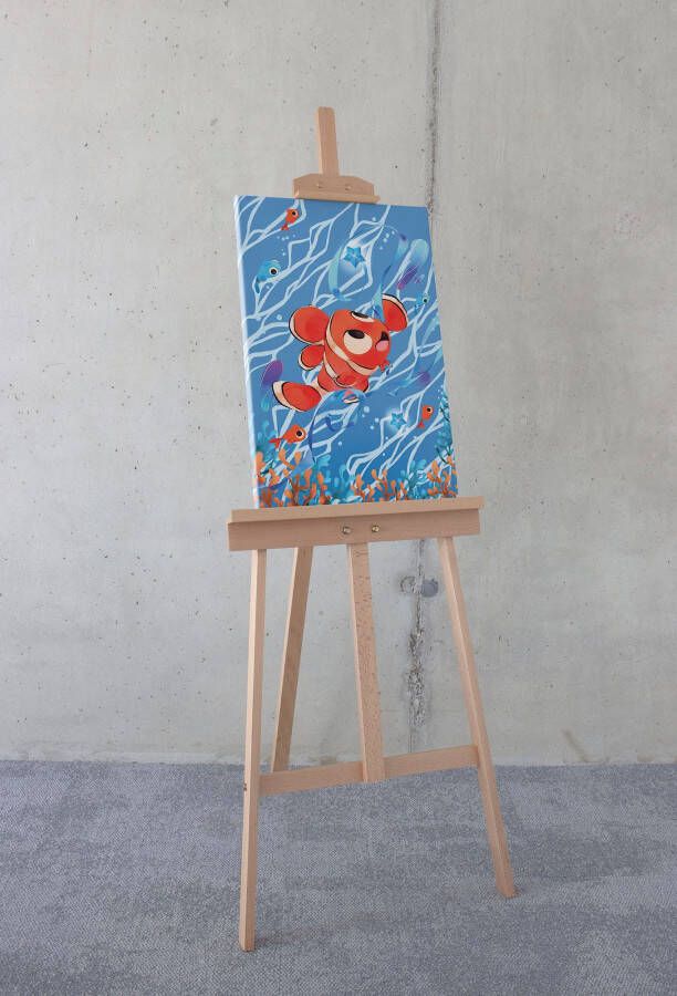 Komar Artprint op linnen Canvas schilderij Carefree Nemo Afmeting 40 x 60 cm (1 stuk)