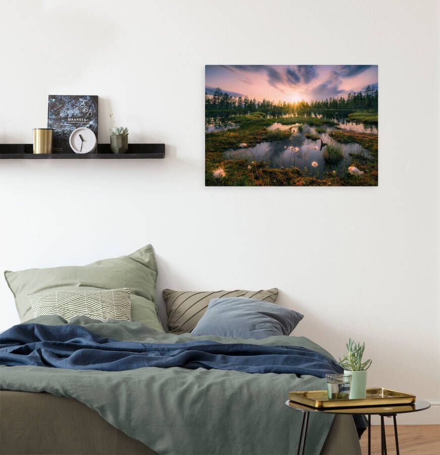 Komar Artprint op linnen Canvas schilderij Gloomy Swamps Afmeting 60 x 40 cm (1 stuk)