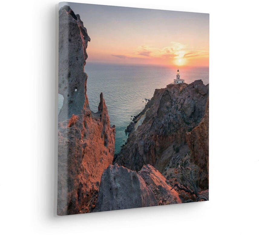 Komar Artprint op linnen Lighthouse Afmeting 40 x 40 cm (1 stuk)