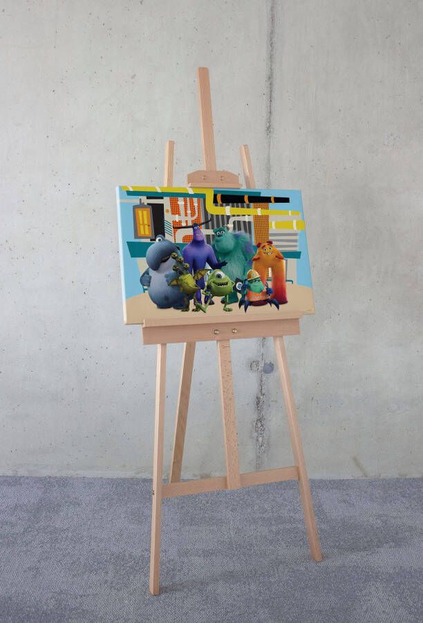 Komar Artprint op linnen Canvas schilderij Monsters at Work Afmeting 60 x 40 cm (1 stuk)