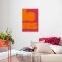 Komar Artprint op linnen Chunky Lounge Canvasdoek met echt houten frame (1 stuk) - Thumbnail 1