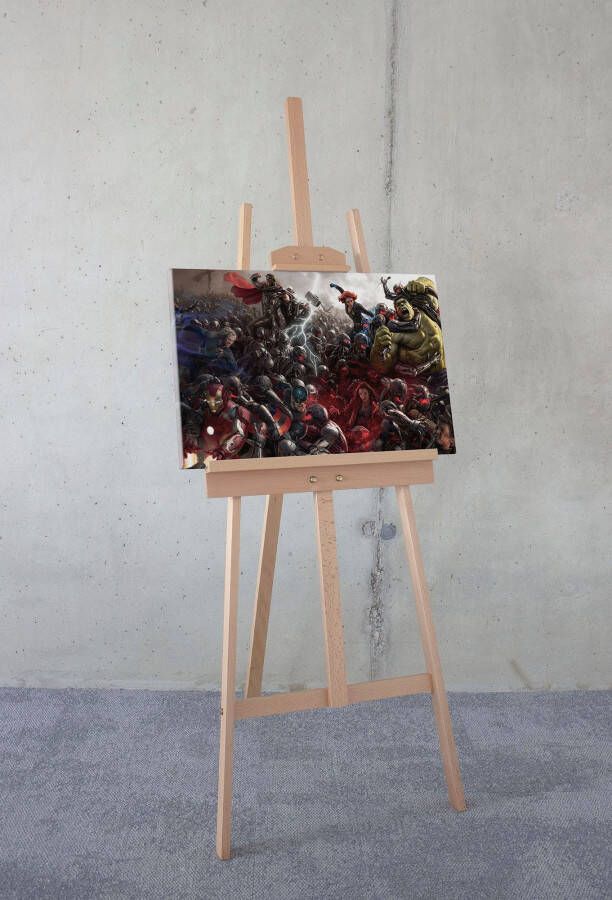 Komar Artprint op linnen Keilrahmenbild Avengers War Größe 30 x 60 cm (1 stuk)