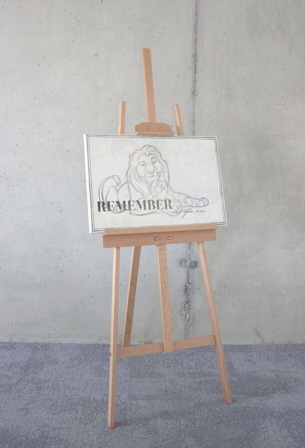 Komar Artprint op linnen Keilrahmenbild Lion King Be Yourself Größe 40 x 60 cm (1 stuk)