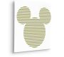 Komar Artprint op linnen Mickey Horizontal Stripes 40x40 cm (breedte x hoogte) artprint op spieraam (1 stuk) - Thumbnail 1