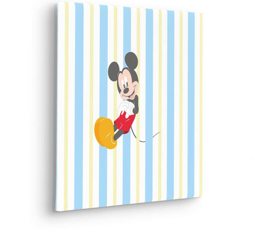 Komar Artprint op linnen Mickey Sweet Dreams Canvasdoek met echt houten frame (1 stuk)