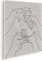 Komar Artprint op linnen Puppet Show 60x60 cm (breedte x hoogte) artprint op spieraam (1 stuk) - Thumbnail 1