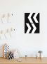 Komar Artprint op linnen Typo Arrows Canvasdoek met echt houten frame (1 stuk) - Thumbnail 1