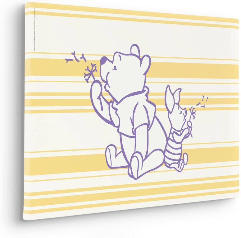 Komar Artprint op linnen Winnie the Pooh Dandelions 40x60 cm (breedte x hoogte) artprint op spieraam (1 stuk)