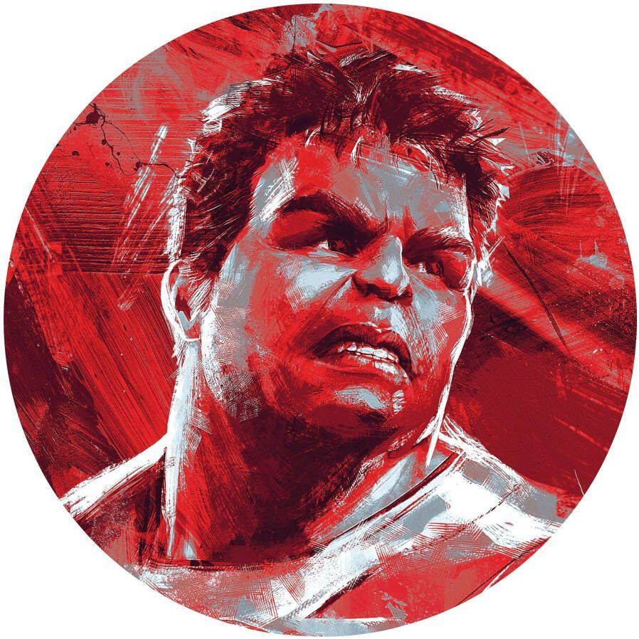 Komar Fotobehang Zelfklevend vlies Avengers Painting Hulk Afmeting 125 x 125 cm