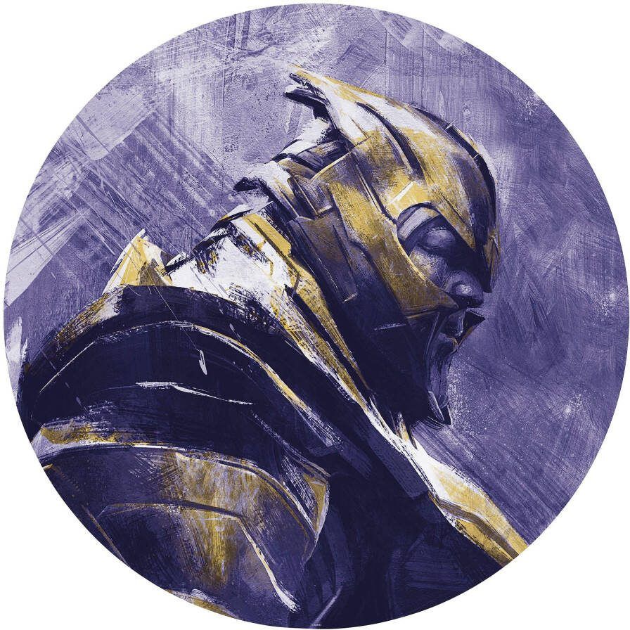 Komar Fotobehang Zelfklevend vlies Avengers Painting Thanos Afmeting 125 x 125 cm