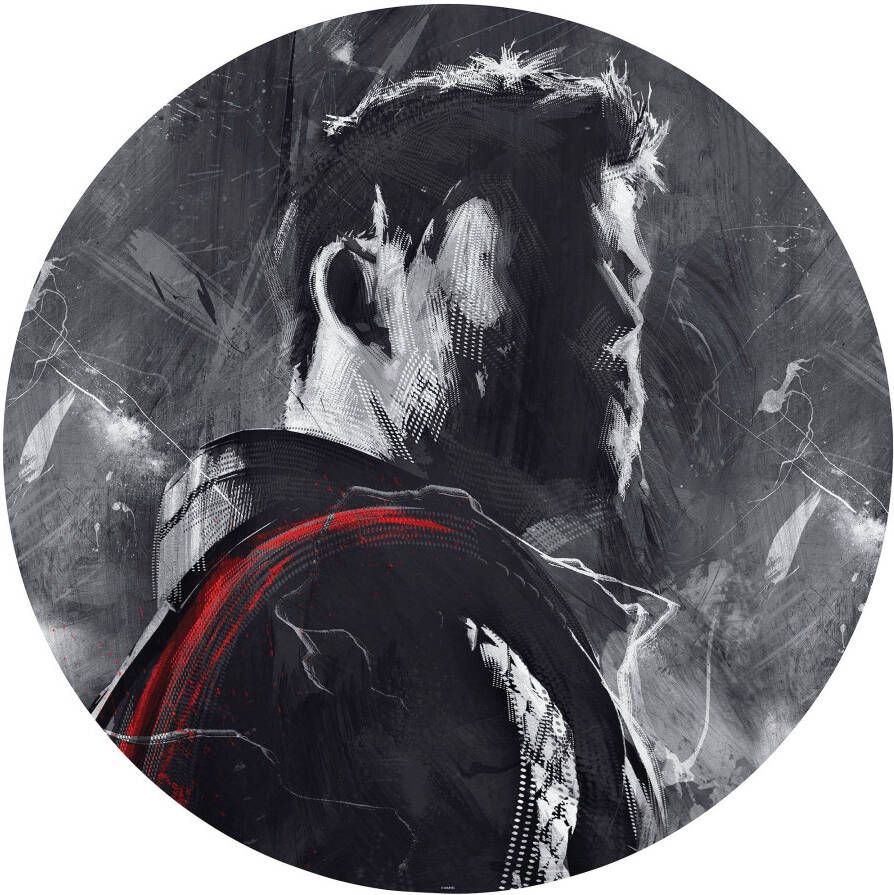 Komar Fotobehang Zelfklevend vlies Avengers Painting Thor Afmeting 125 x 125 cm