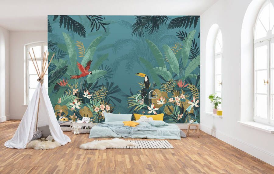 Komar Fotobehang Enchanted Jungle 38 mm dikte diepte 60 cm (1 stuk)
