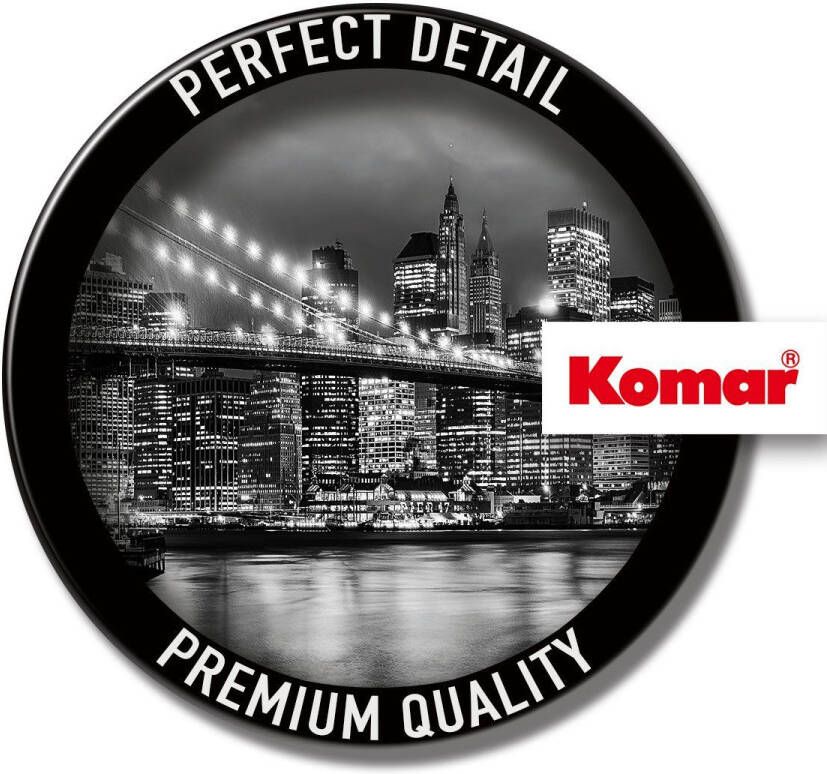 Komar Fotobehang Fototapete Fotobehang Brooklyn Bridge B W x 254 cm (1 stuk)