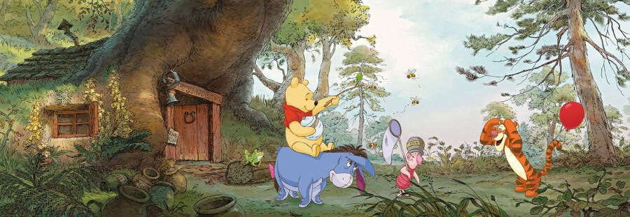 Komar Fotobehang Fototapete Fotobehang Pooh's House x 127 cm (1 stuk)