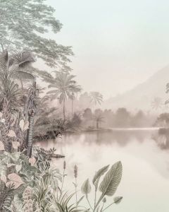 Komar Lac Des Palmiers Vlies Fotobehang 200x250cm 4-banen
