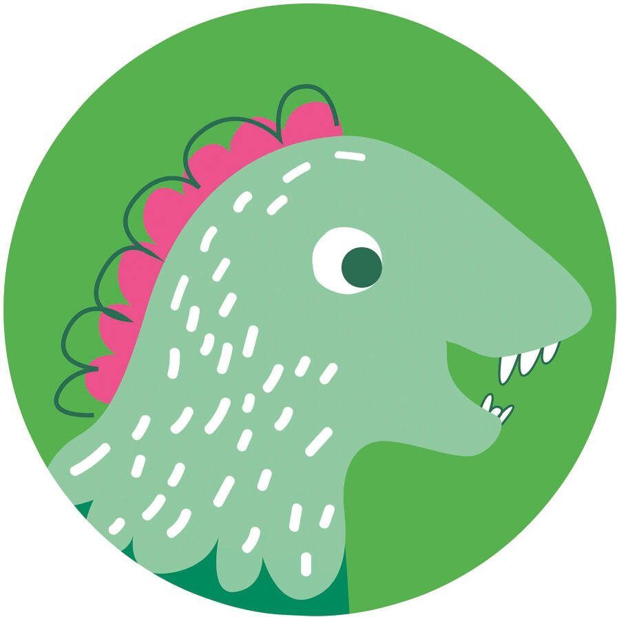 Komar Fotobehang Zelfklevend vlies Little Dino Tyranno Afmeting 125 x 125 cm
