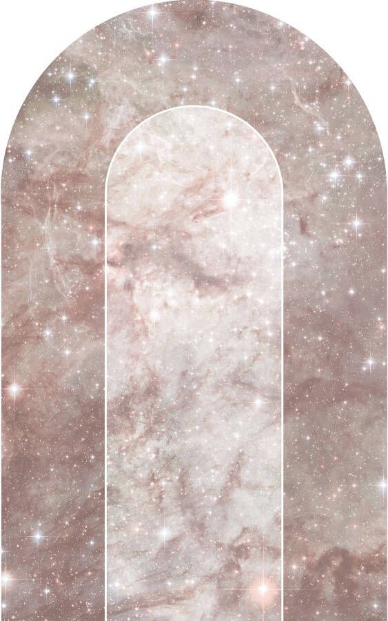 Komar Fotobehang Digitale print vlies Mauve Diamond Afmeting 127 x 200 cm (1 stuk)