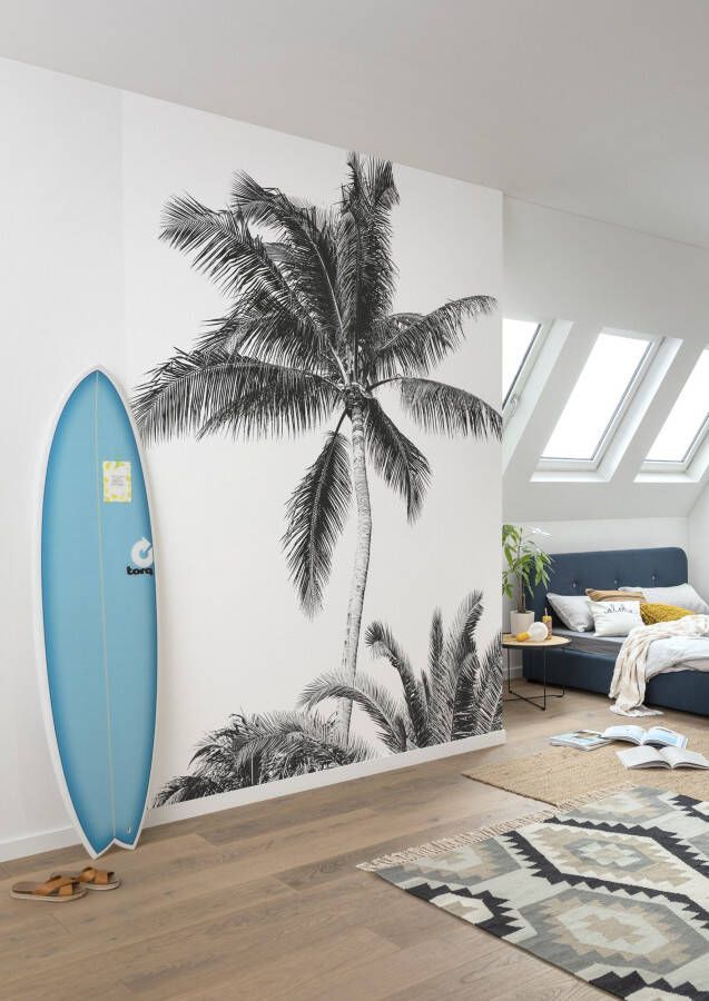 Komar Fotobehang Retro Palm 24 ijsblokjes flexibele bodem dicht lekvrij vaatwasserbestendig (1 stuk)
