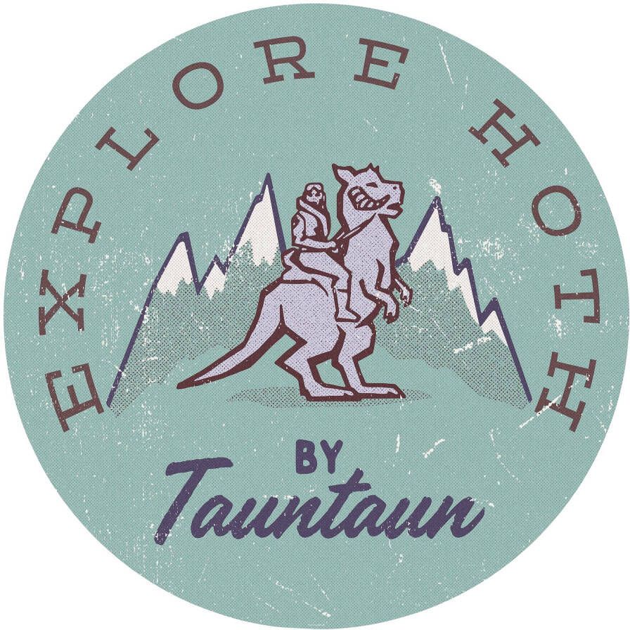 Komar Fotobehang Zelfklevend vlies Star Wars Explore Hoth Afmeting 125 x 125 cm