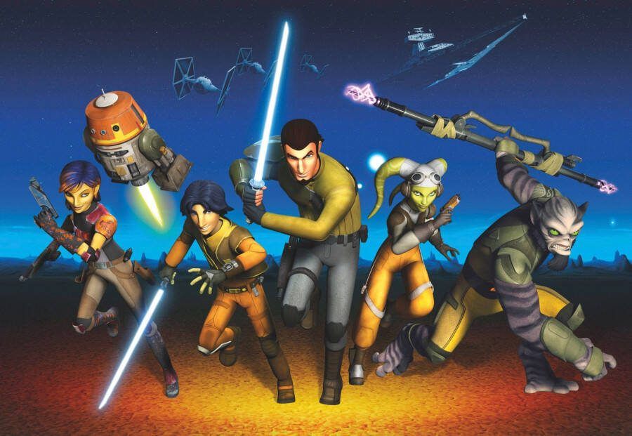 Komar Fotobehang STAR WARS Rebels Run Afmeting 368 x 254 cm (set)