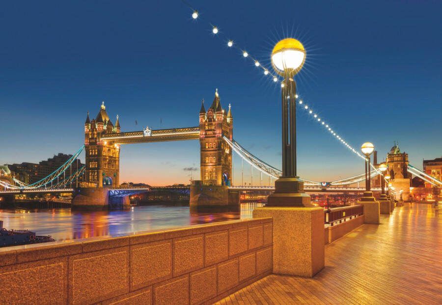 Komar Fotobehang Tower Bridge Afmeting 368 x 254 cm (set)
