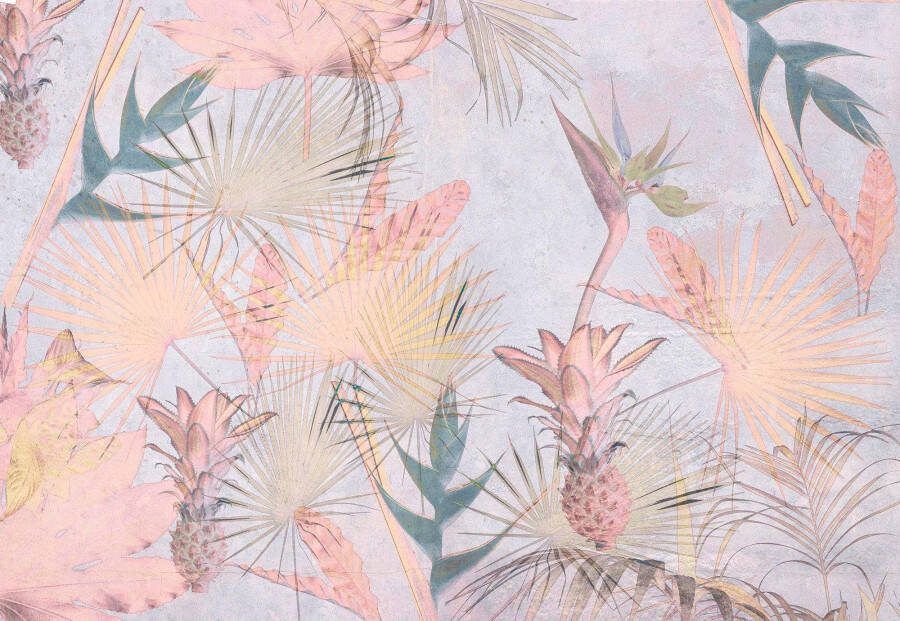 Komar Fotobehang Tropical Concrete Afmeting 368 x 254 cm (set)