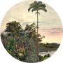Komar Fotobehang Vintage Landscape 125 x 125 cm (breedte x hoogte) rond en zelfklevend (1 stuk) - Thumbnail 1