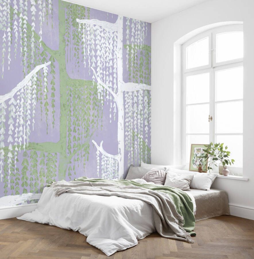 Komar Fotobehang vlies fotobehang Crazy Willow x 250 cm (set)
